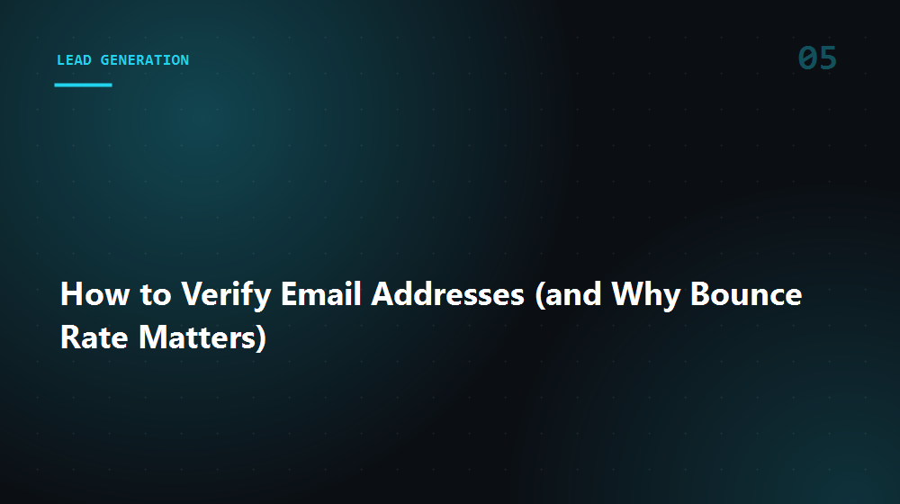 How to Verify Email Addresses (and Why Bounce Rate Matters)